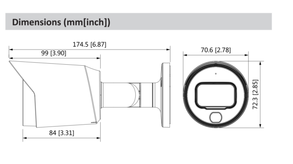 دوربین مداربسته داهوا HDCVI پنج مگاپیکسل DH-HAC-HFW1509TP-LED - Image 3