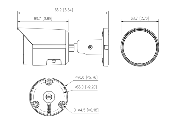 دوربین مداربسته داهوا تحت شبکه چهار مگاپیکسل DH-IPC-HFW2449S-S-LED - Image 3