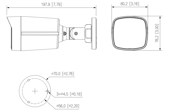 دوربین مداربسته داهوا تحت شبکه دو مگاپیکسل DH-IPC-HFW1239TL1-A-IL - Image 2
