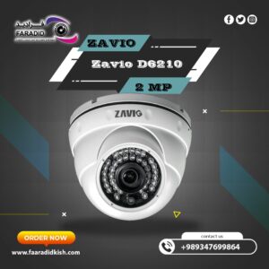 دوربین مداربسته زاویو تحت شبکه دو مگاپیکسل ZAVIO-D6210 2MP IR Eyeball Dome